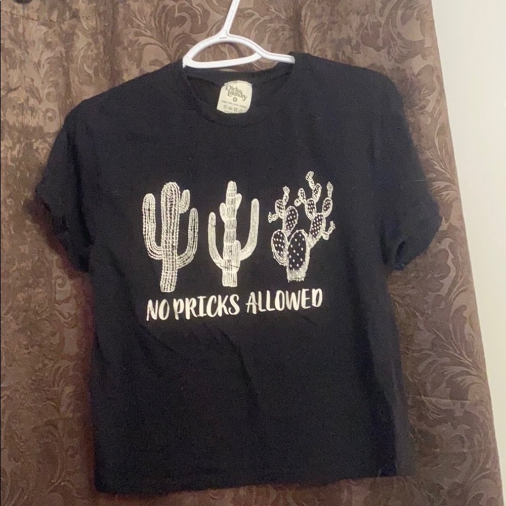 Graphic crop top